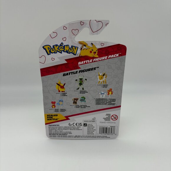 Pokemon PIKACHU & CLEFFA Valentine's Day Battle Figure Pack NEW - Picture 2 of 2